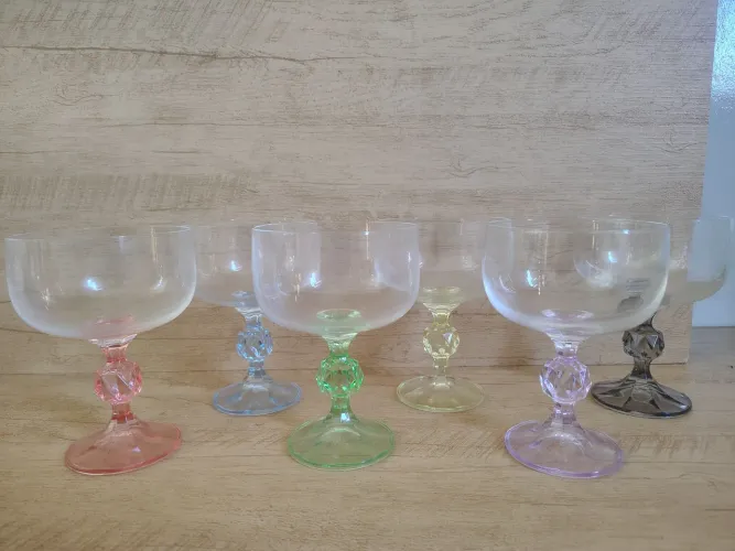 Jogo 6 Taças 200ml Claudia em Cristal Ecológico - Bohemia