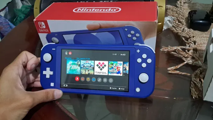Switch lite desbloqueado 256gb