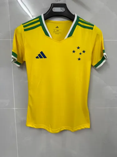 Camisa Cruzeiro Amarela Fem