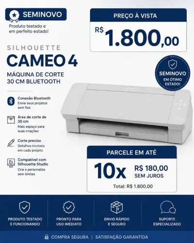 Maquina de corte Shilouette Cameo 4 plus