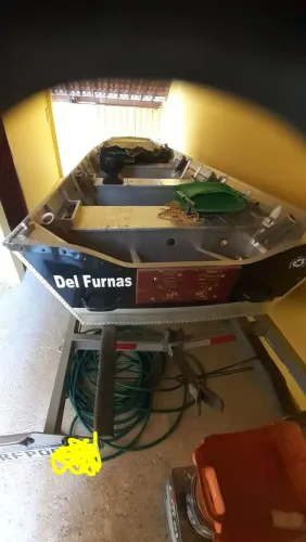 Barco 5 metros borda alta Chapa grossa 