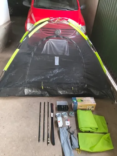 Kit pesca e camping novo $ 500