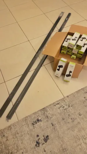 2 Trilhos Eletrificados 1,5m Preto + 12 Spots 10w