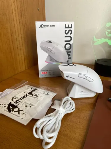 NOVO - Mouse Attack Shark X11 BRANCO E PRETO DISPONÍVEIS