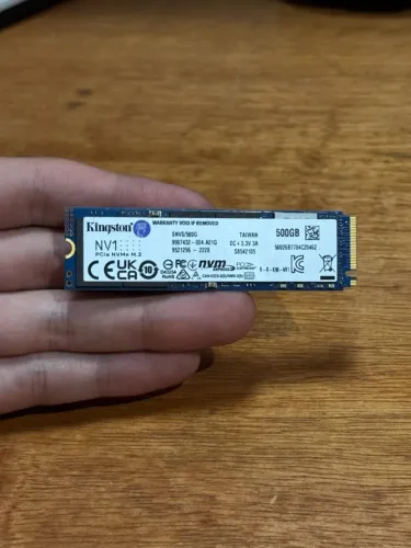 SSD NVme 500GB Kingston 100%