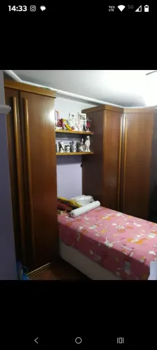 Guarda-Roupa de Canto, Madeira Maciça, Imbuia, Solteiro, Usado