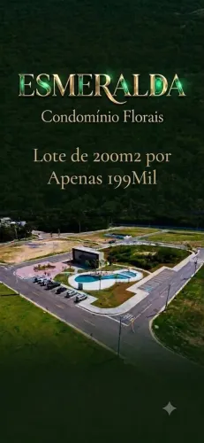 terreno condomínio florais Esmeralda oportunidade única