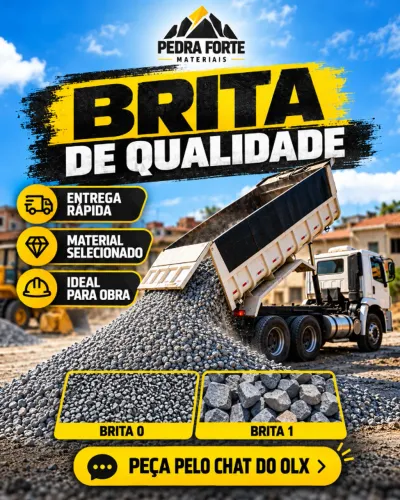 Brita 0 e Brita 1 de Ótima Qualidade | Entrega Rápida