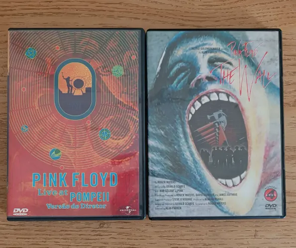 2 DVDs Originais PINK FLOYD (novinhos)