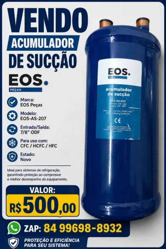 Acumulador de sucção EOS