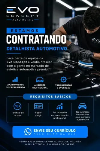 Vaga de emprego em estética automotiva