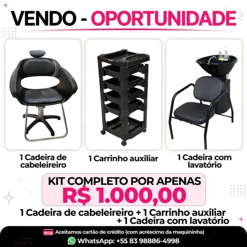 Kit pra salão de beleza