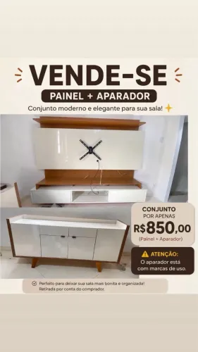 Painel + aparador 