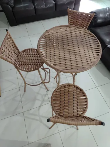 Mesinhas Bistro Novas Em Vime