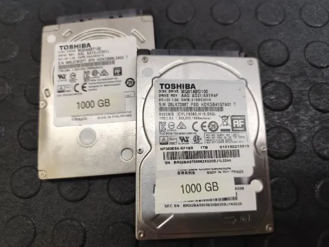 Hd Toshiba de 1 TERA (1000 GB) Saudáveis - Preço unitário