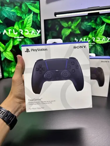 Controle Sem Fio PS5 DualSense Midnight Black Original Sony Preto