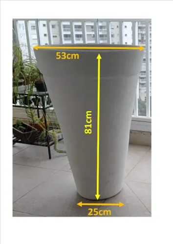 Vasos Grandes de Cimento (Par)