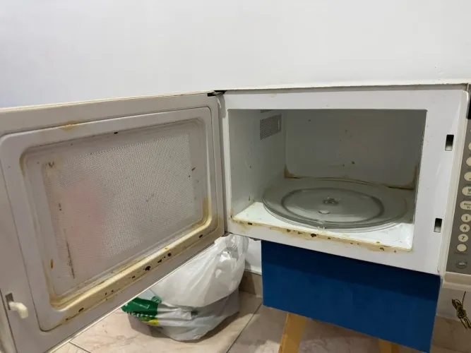 Microondas funcionando normalmente