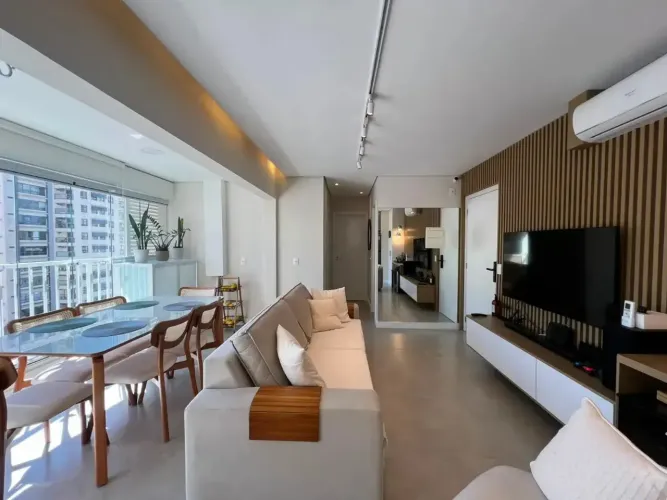 Imóvel para venda possui 65 metros quadrados com 2 quartos em Brooklin Paulista - São Paul