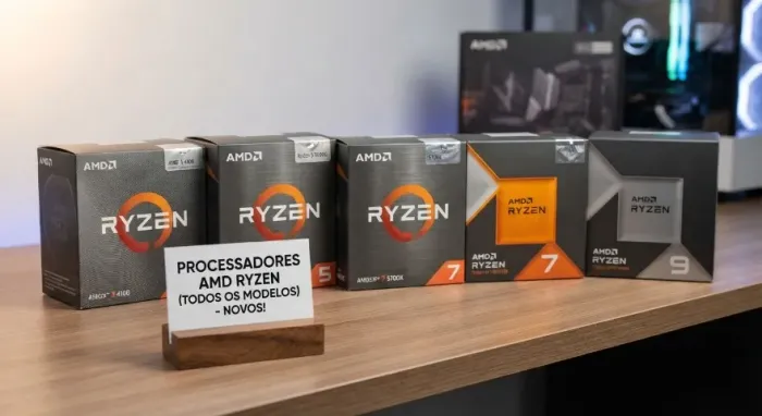 Processadores AMD Ryzen (Todos Modelos) - Novos! ( Preço depende do processador)