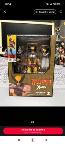 Wolverine CT toys, figura de ação mafex.