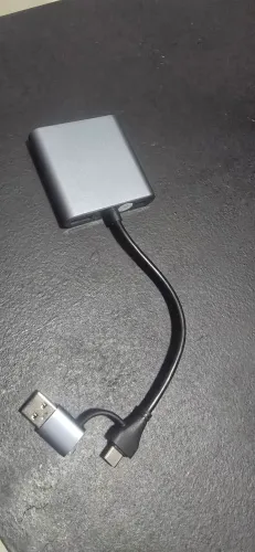 Adalator usb para hdmi duplo
