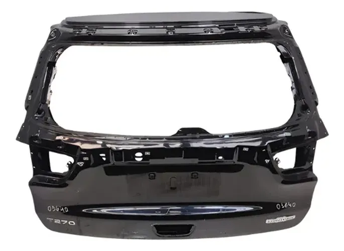 Tampa Traseira Jeep Compass Preta 2017 2022 001640