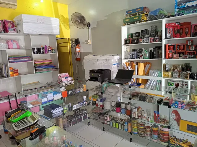 Comercio de papelaria, presentes informatica