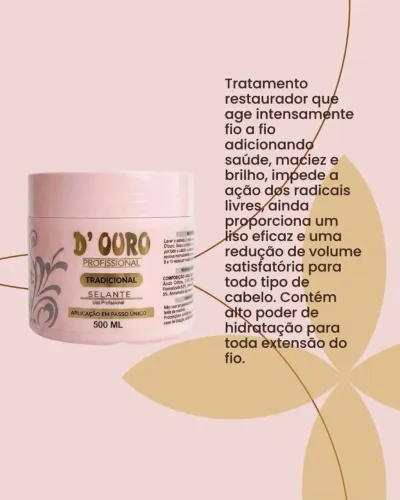 Selante D'ouro profissional 1L ou 500ml