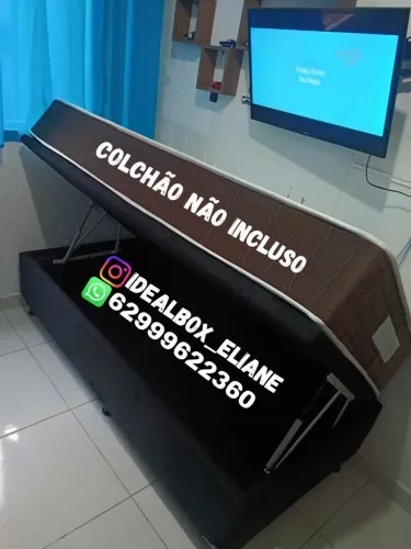 Base box baú solteiro com 1 ano garantia 