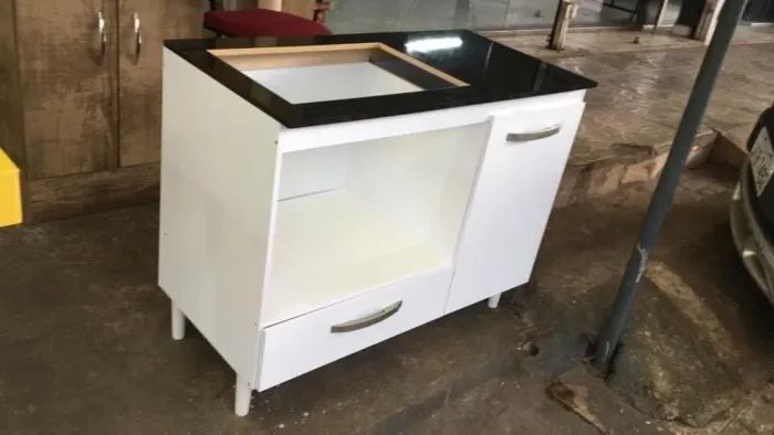 Bancada balcão p/ cooktop - Novo