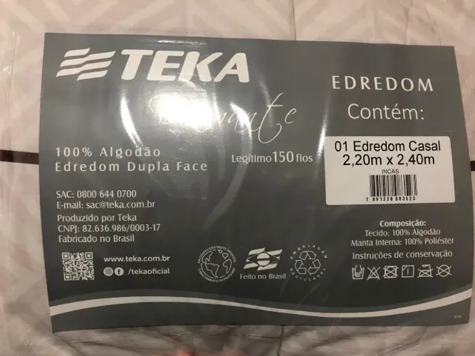 Edredom Casal 100% algodão