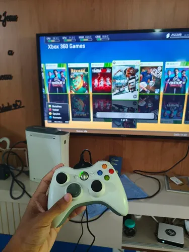 Console Xbox 360 Fat (Branco): Placa Jasper 2009 (A mais resistente).