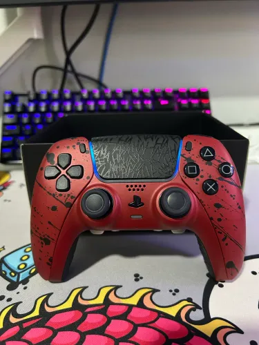 Controle PS5 DualSense Custom Elite EVZEN - Hall Effect + Click Óptico + Grip + Paddles