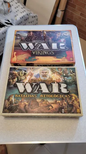 Jogonde de tabuleiro Combo War Batalhas Mitológicas e War Vikings