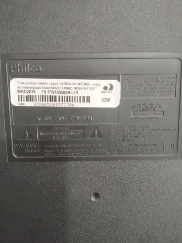 PLACA DE AUDIO E VIDEO TELEVISÃO