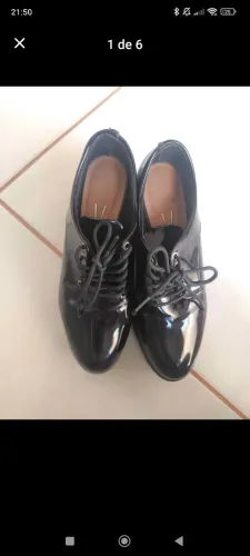 SAPATO OXFORD PRETO