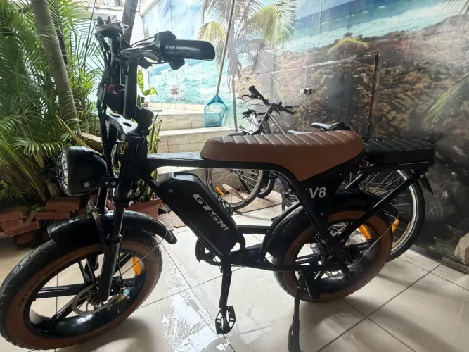 Bicicleta Elétrica V8 750W - Apenas 478 km Rodados