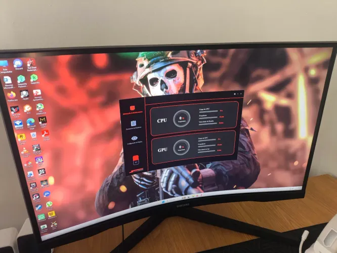 Monitor Samsung odissey 27p QHD curvo