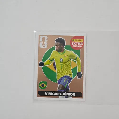 FIGURINHA EXTRA STICKER Vinícius Júnior BRONZE