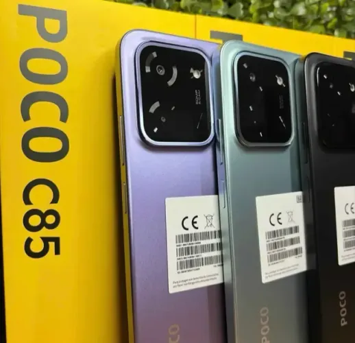 Celular Xiaomi POCO C85 NFC Dual SIM 256GB / 8GB Ram - Preto Verde Roxo - Entrega Grátis