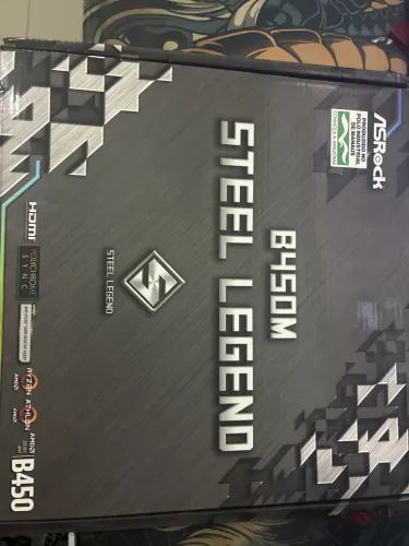 Placa Mãe B450M Steel Legend