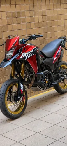 Suspensão invertida Embreagem rodas motard xre 300 ou tornado 250