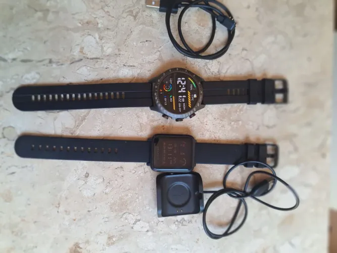 Kit 2 Smartwatches Haylou Solar Pro + Amazfit Bip U - Originais