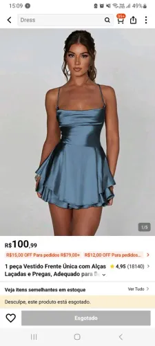 Vestido shein