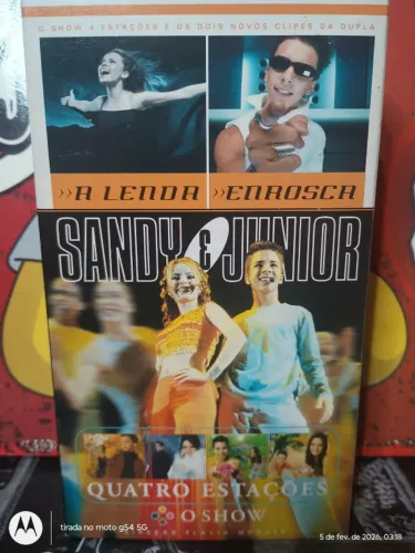 FITA VHS SHOW QUATRO ESTAÇÕES SANDY E JUNIOR