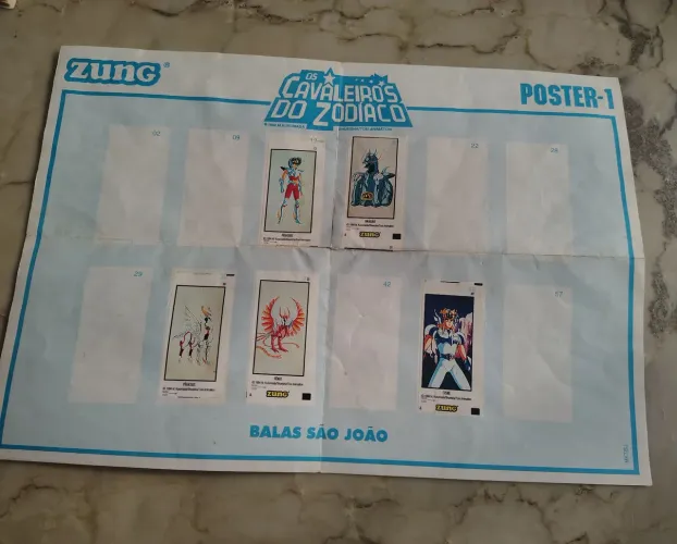 Álbum zung cavaleiros do zodíaco