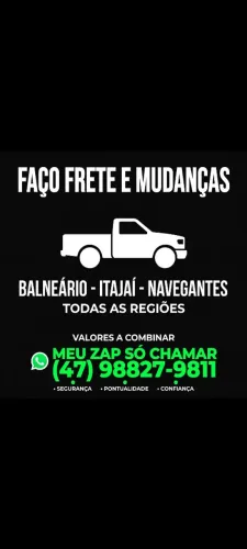 Faço os pequenos fretes em regiões