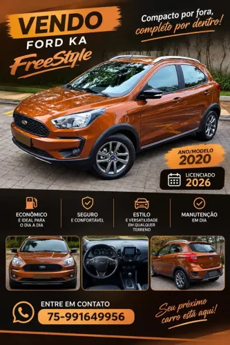 Ford KA 1.0 Freestyle 12V Flex 5P Mec. 2020