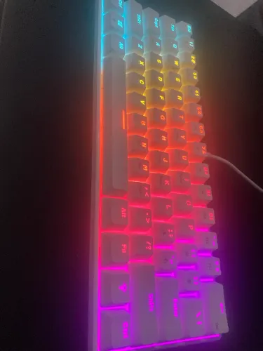 Vendo teclado + mouse branco